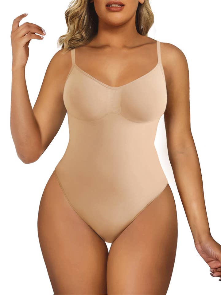SHAPERX - Wholesale Shapewear - Women's - SHAPERX Tummy Control shaperwear Butt Lift Seamless Bodysuit