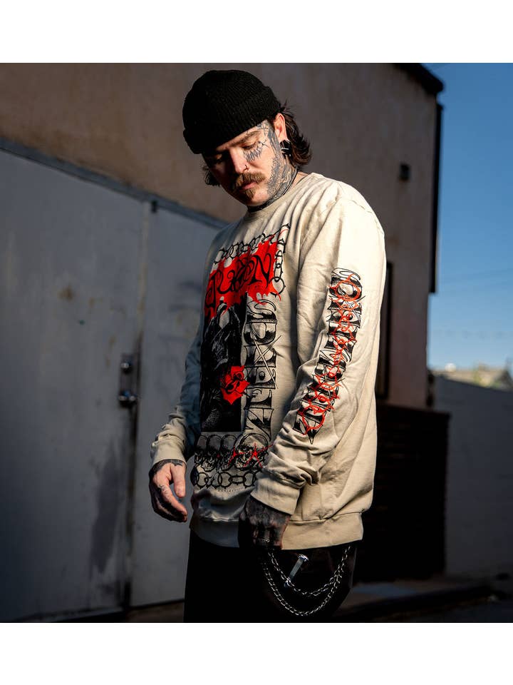 SEADPEARL Daniel Rhzz French Terry Longsleeve for wholesale on Faire7