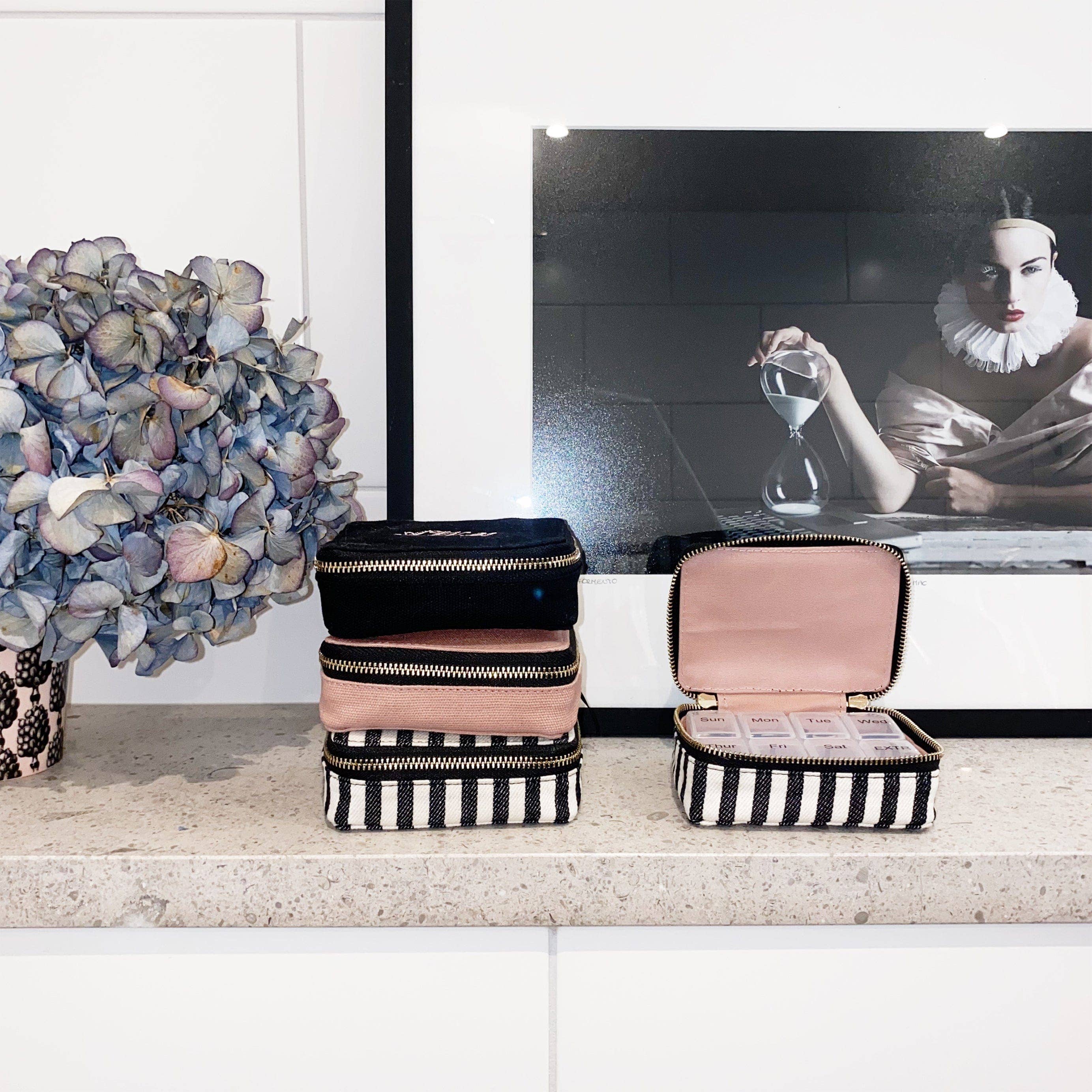 Bag-All - Wholesale Pill Organizer - Pill Organizing Case with Weekly Insert, Striped6