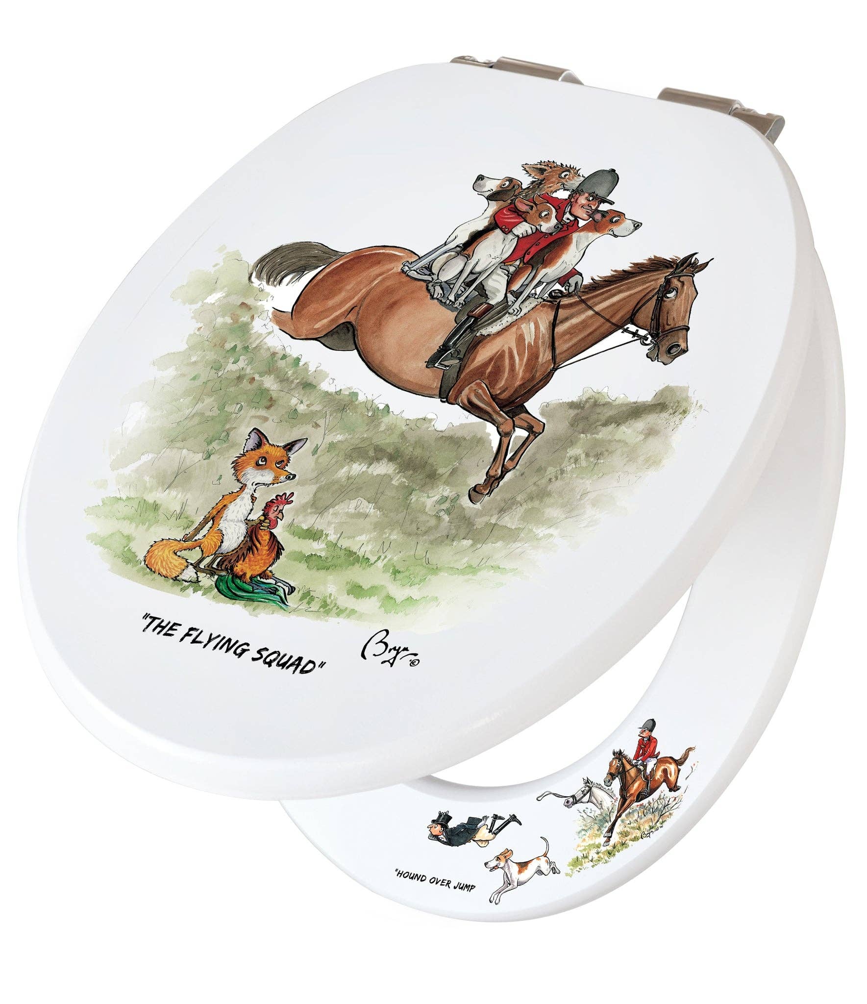 LOOPRINTS – wholesale Toilet seat cover – Soft Close Toilet seat- Horse Riding, Equestrian Gifts,Decor