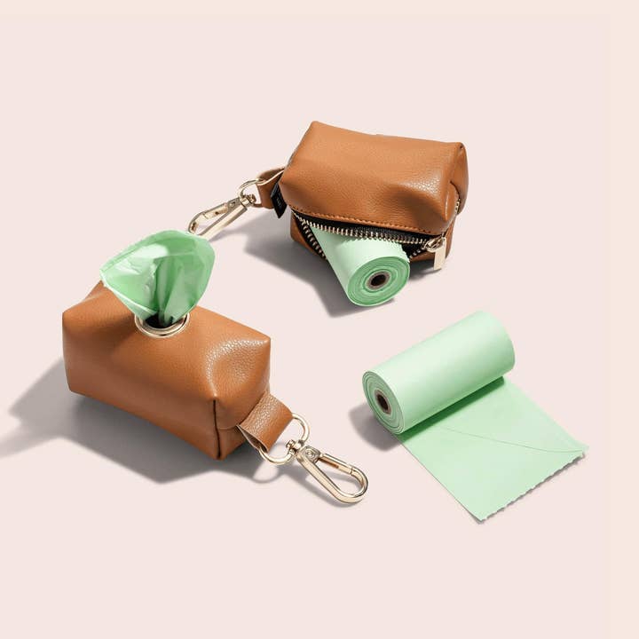 Chloe Tan - Bag Dispenser with Eco Refills for wholesale by Ben & Ellie Baby
