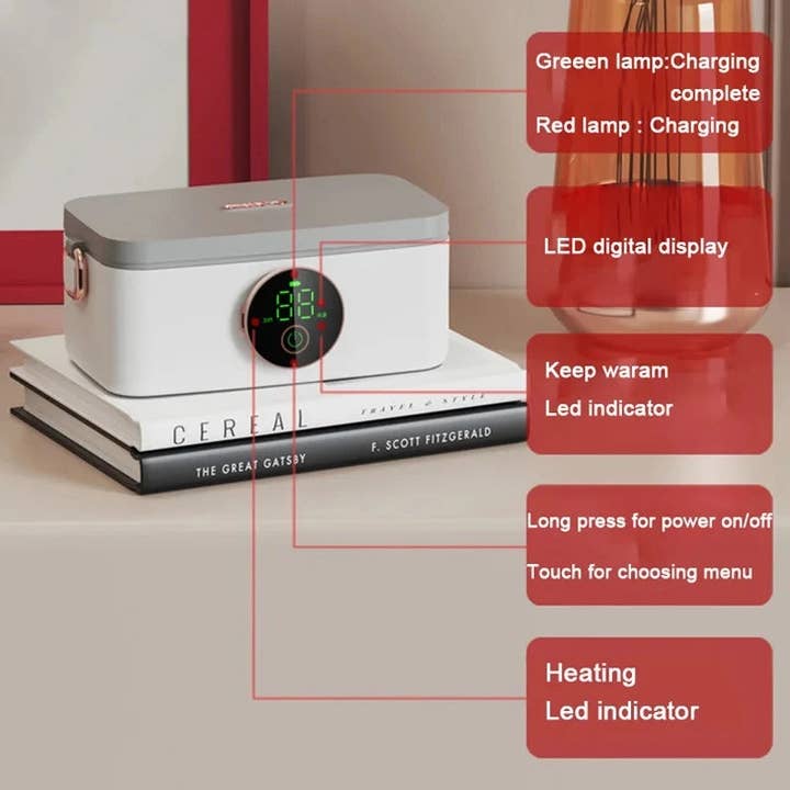 Assorted 1000ML Electric Lunch Box USB Rechargeable for wholesale on Faire