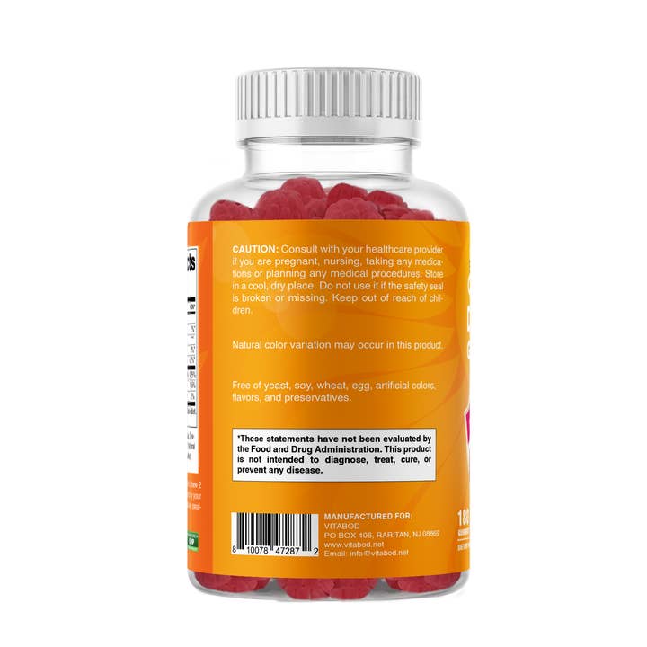 Vitamatic - Wholesale Oral Supplement/Vitamin - Vitamin D3 + K2 Gummies – Bone & Heart Health 180 Gummies 9
