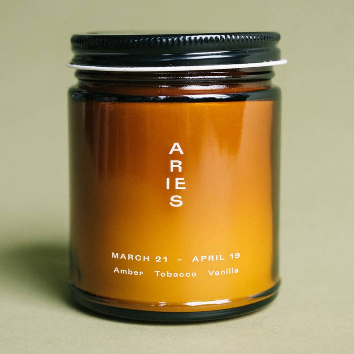 Vessel Candle Co - Wholesale Jar/Filled Candle - Aries Zodiac Candle0