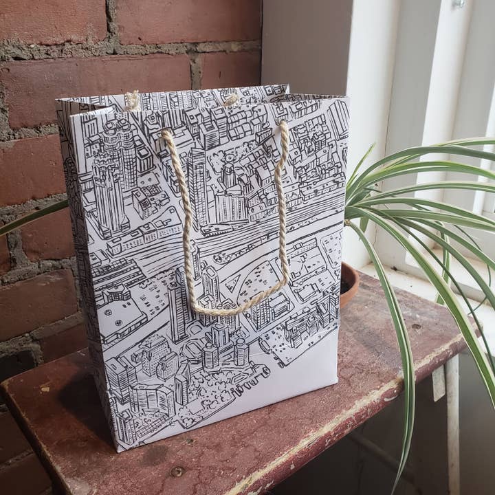 Gotamago - Wholesale Gift Bag - Toronto Lines Eco Gift Bag1