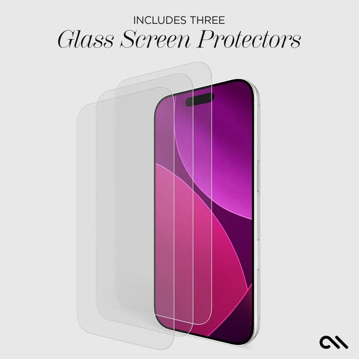 Clear Easy Apply Glass Screen Protector 3 Pack - iPhone 17 Pro Max for wholesale on Faire1