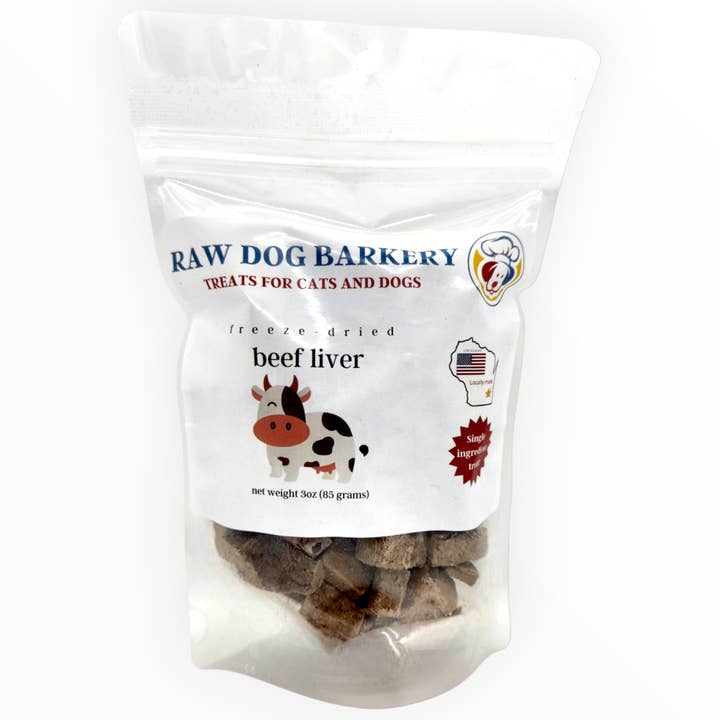 Raw Dog Barkery - Wholesale Pet Treats - Dog - Beef Liver Freeze-Dried