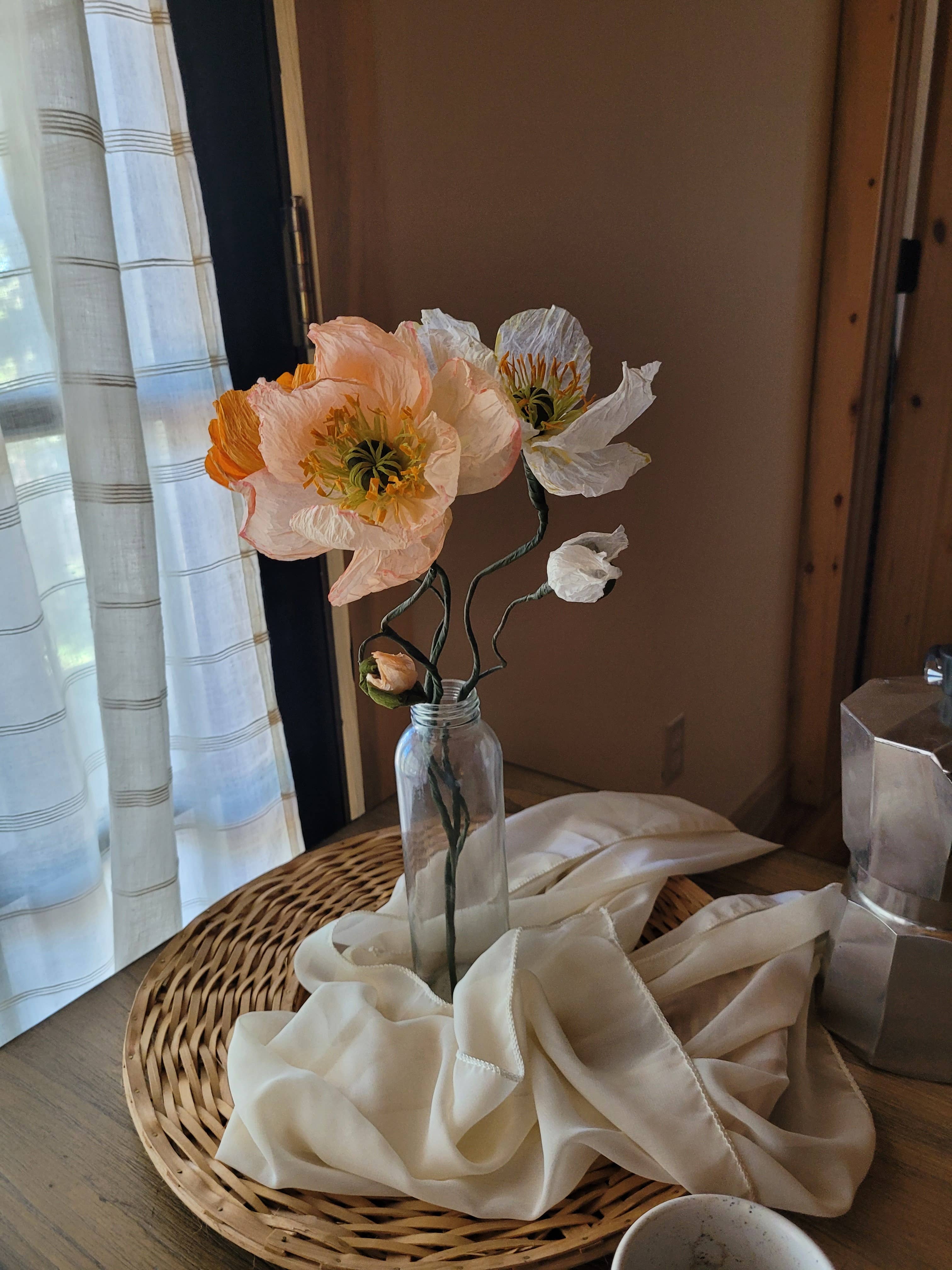 Beautiful Things By Bec - Wholesale Artificial Flowers - Paper Icelandic Poppy7