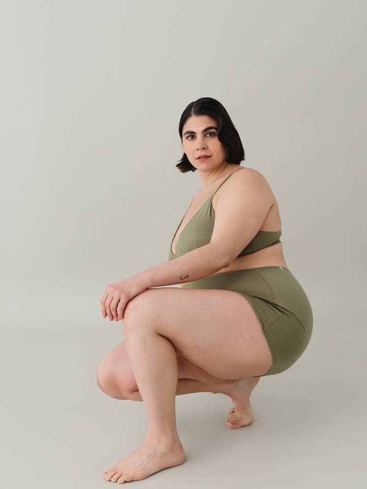 Shelf Bra - olive for wholesale by ODDOBODY