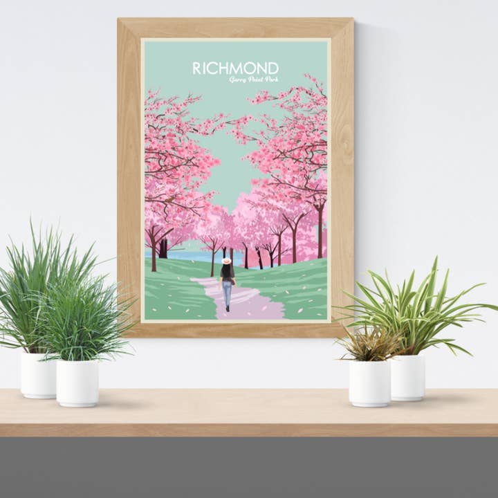 POSTER VAN RICHMOND - GARRY POINT PARK voor wholesale door TripPoster