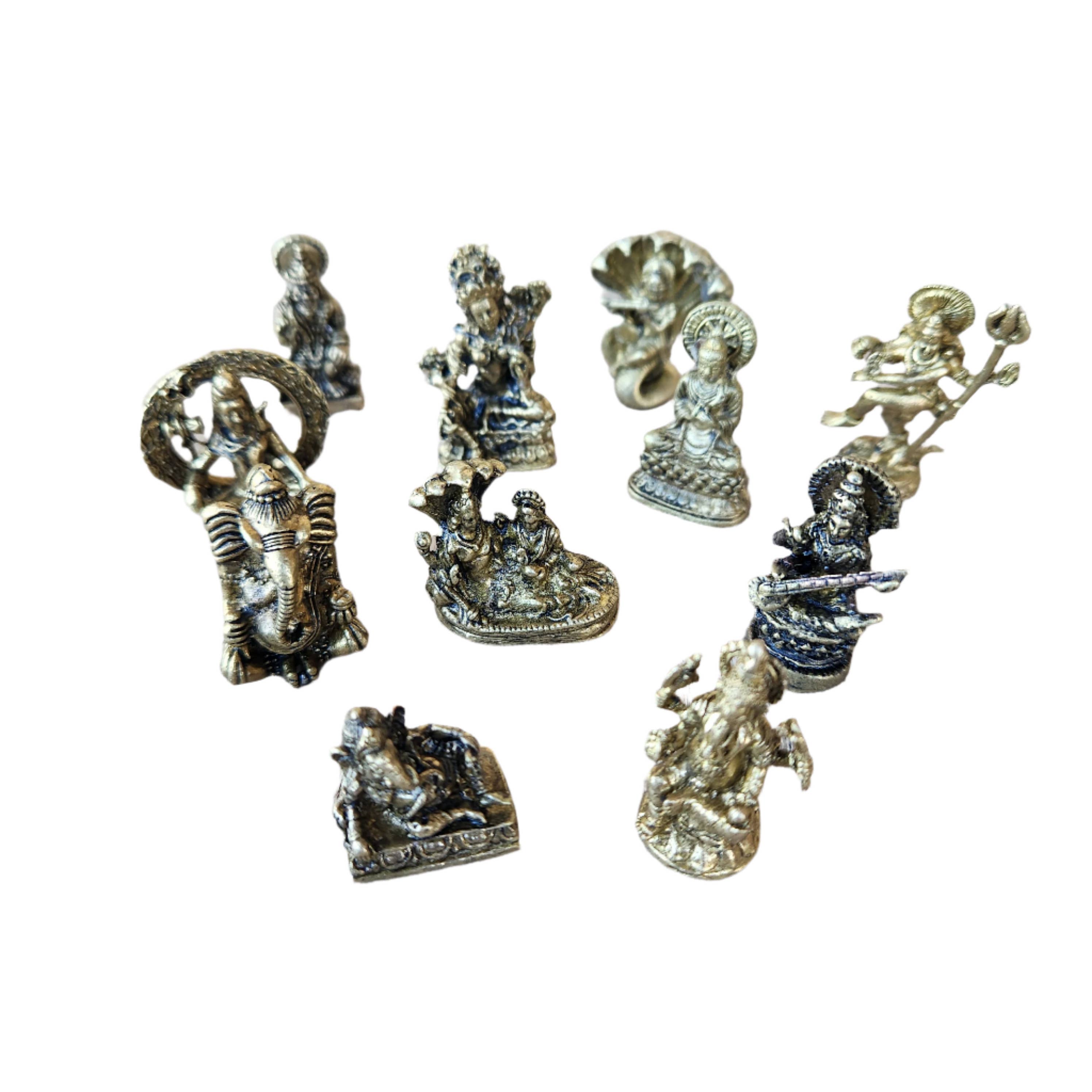 Yak & Yeti - Wholesale Decorative Figurine - Pocket Mini Brass Statues (Min quantity 30 pcs)2