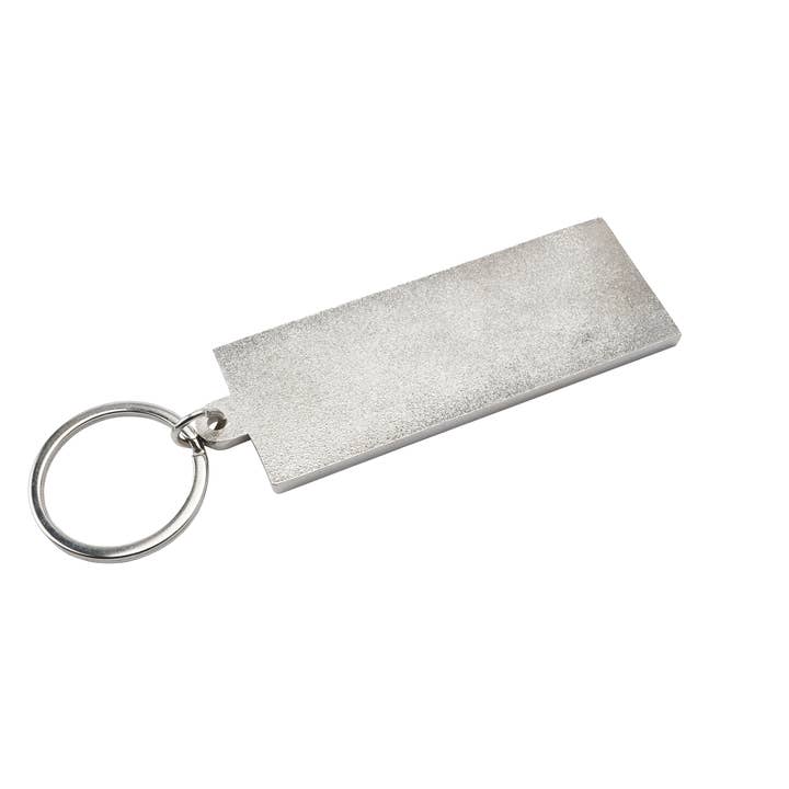 CGB Giftware – wholesale Nyckelring - Unisex – Live Happy 'Bakdörr' Emalj Nyckelring1