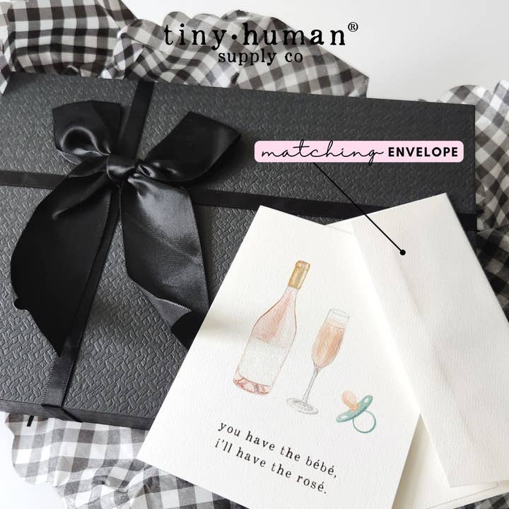 Tiny Human Supply Co. - Wholesale Baby Card - Baby Birth & Baby Shower Cards - Laundry3