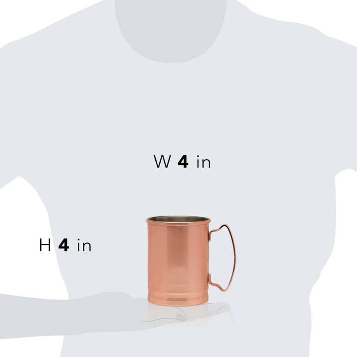 Libbey - Wholesale Cocktail/Liquor Glass - Libbey Moscow Mule Copper Mugs, 14-ounce, Set of 4