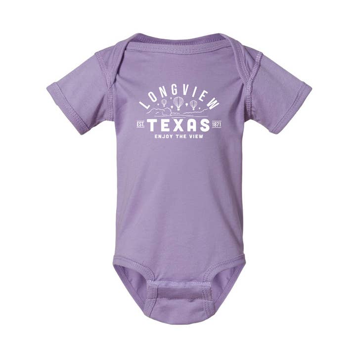 Longview Texas Onesie for wholesale by Made in Texas Co.