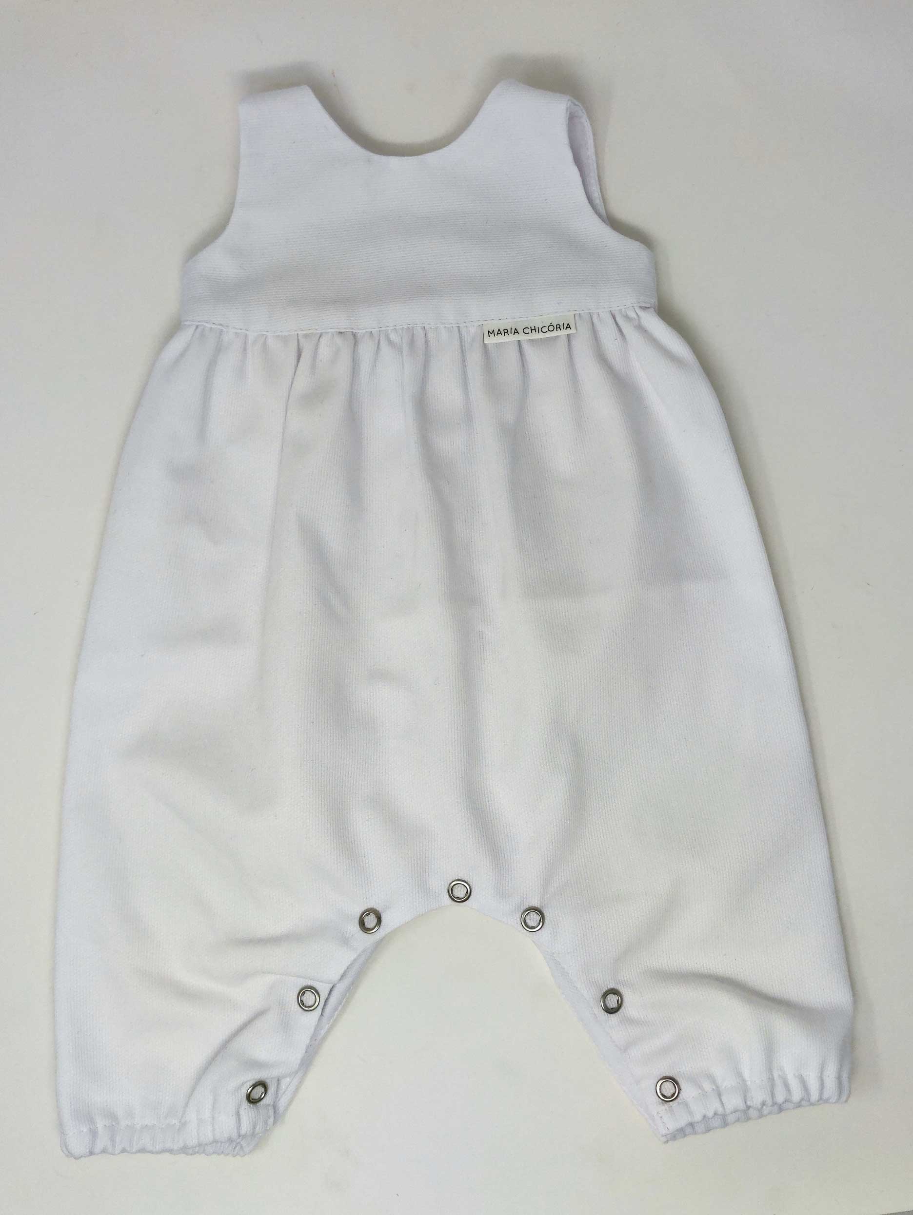 Maria Chicória - Wholesale Jumpsuit - Baby - White Newborn Jumsuit1