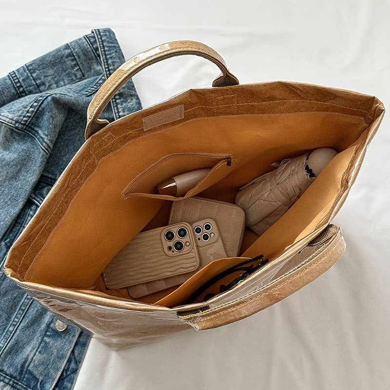 NARWEY INC - Wholesale Tote Bag - Women's - PVC Waterproof Tote Bag Durable Commuter Bag Shopping Tote2