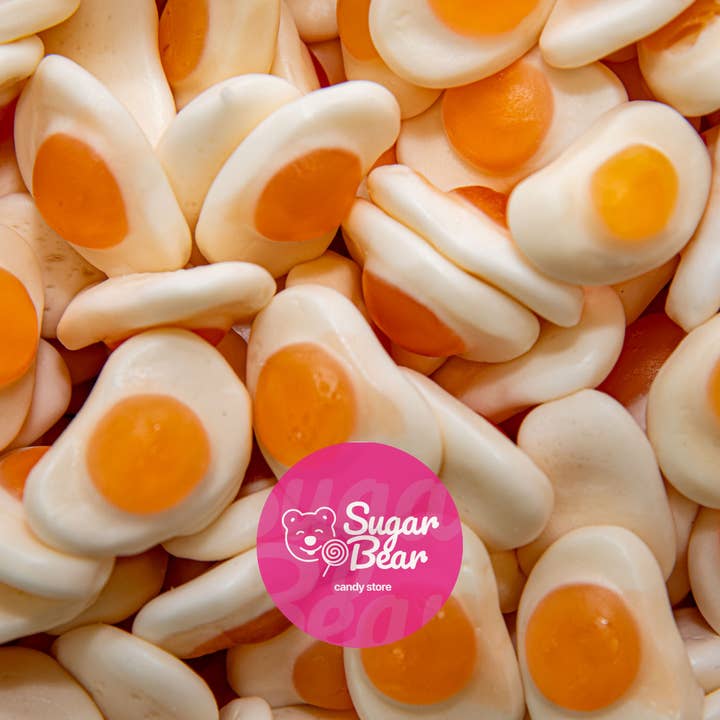 Sugar Bear Candy - Wholesale Gummy - Mini Fried Eggs1