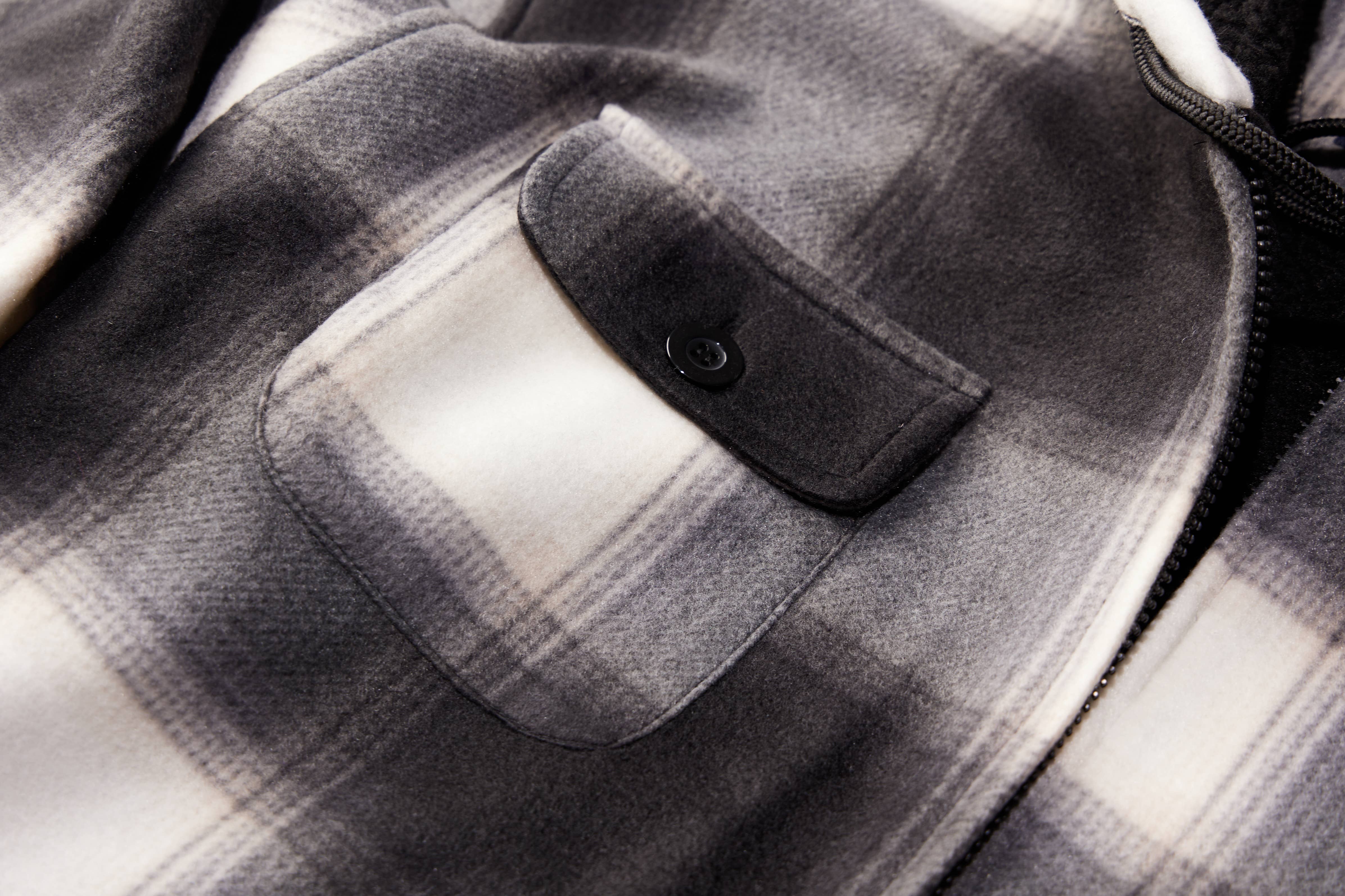 LeeHanTon - Wholesale Jacket - Men's - LeeHanTon Men's Hooded Sherpa Lined Plaid Jacket10