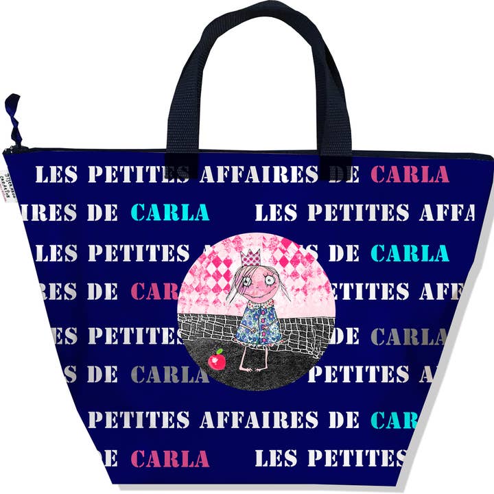 Bolso de niña personalizado, azul para venta al por mayor de BISTRAKOO