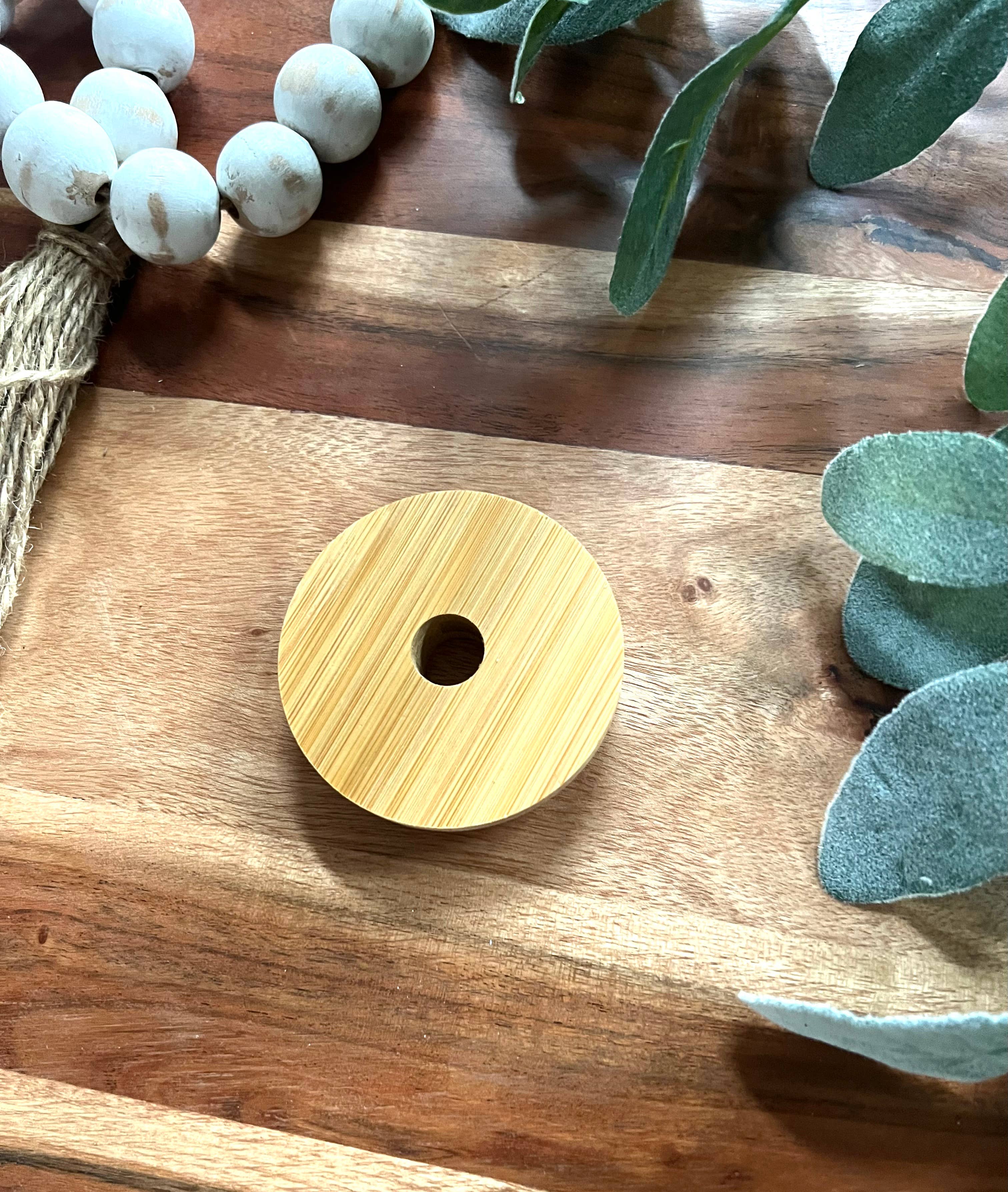 Boho Sips - Wholesale Drink Lids - Bamboo Lid, Beer Can Glass Cup, Iced Coffee, Glass Can