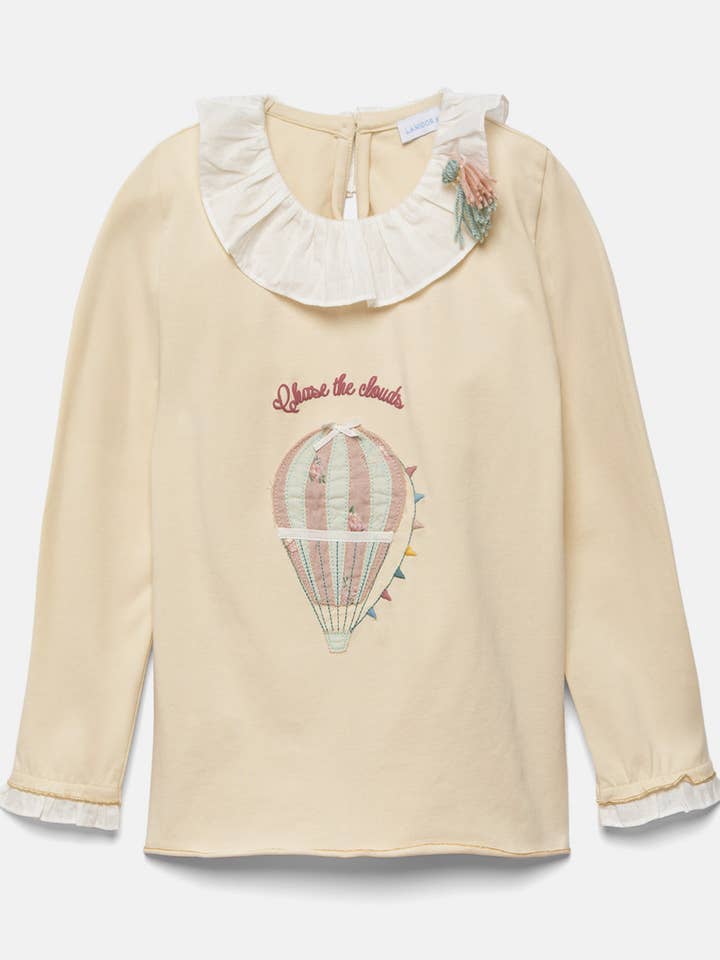 Maglietta con Volant (559185-142) per la vendita all'ingrosso da parte di Lanidor Kids