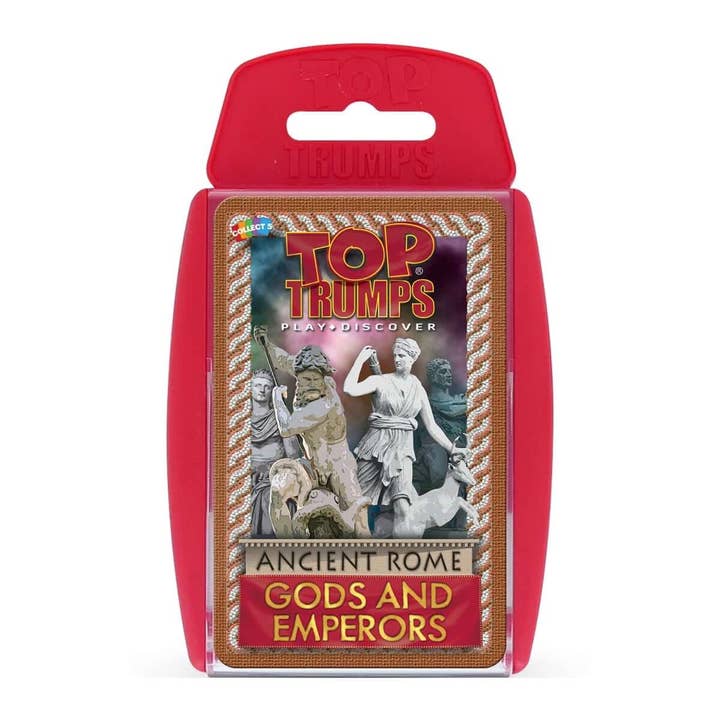 Ancient Rome Gods & Emperors Top Trumps Card Game for wholesale by Top Trumps USA, Inc.