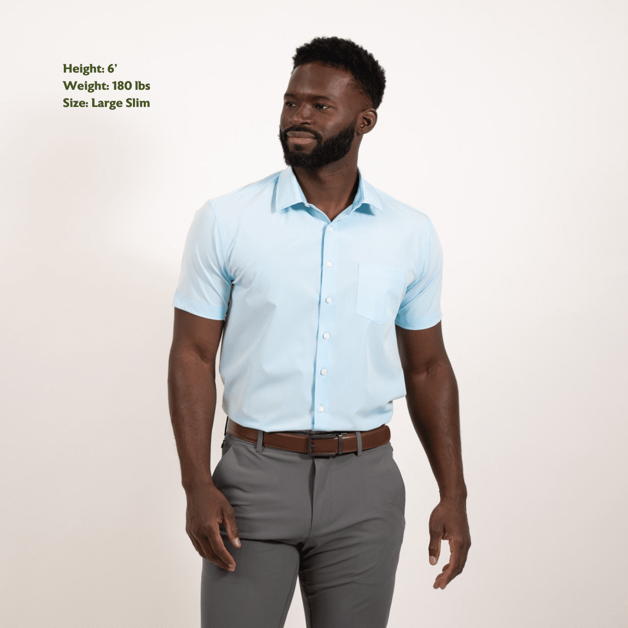 Tough Apparel - Wholesale Button Down Shirt - Men's - Hustle Shirt - Short Sleeve - Blue1