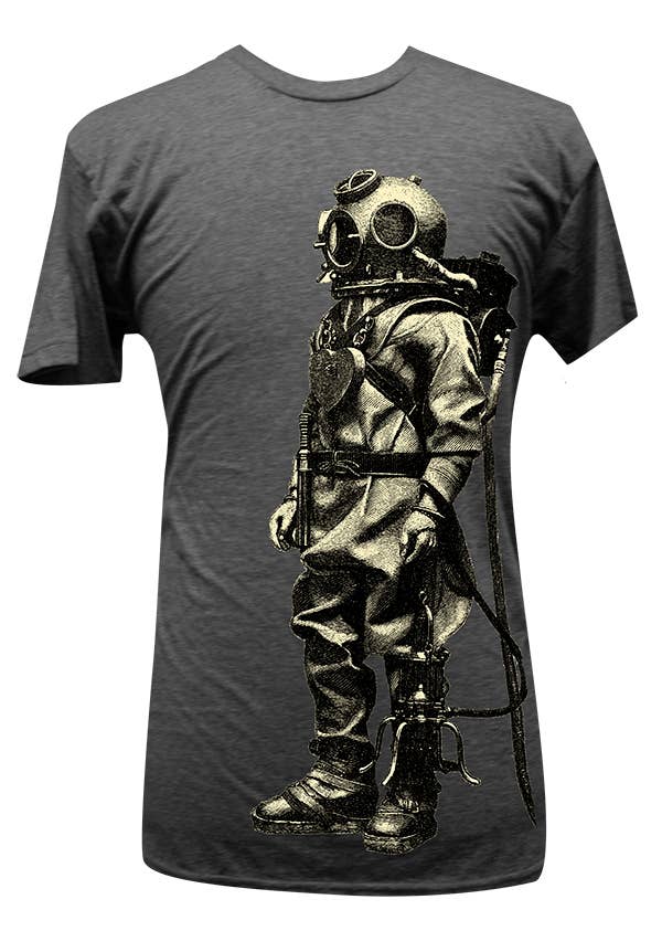 Heather Charcoal Exploration - Men's T-Shirt for wholesale on Faire2