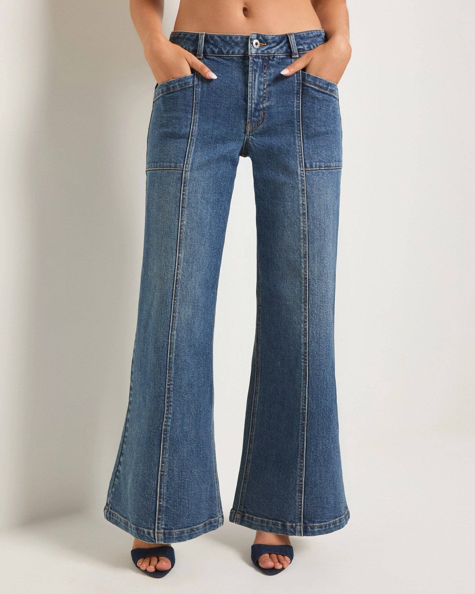 Seventy Eight and Sunny (SEAS) - Wholesale Jeans - Women's - Nomad Flare Jean5