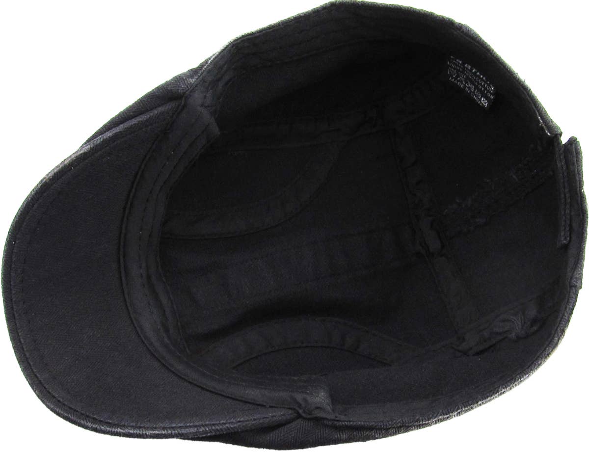 KBETHOS - Wholesale Newsboy/Schoolboy Hat - Men's - CLASSIC WASHED NEWSBOY IVY5