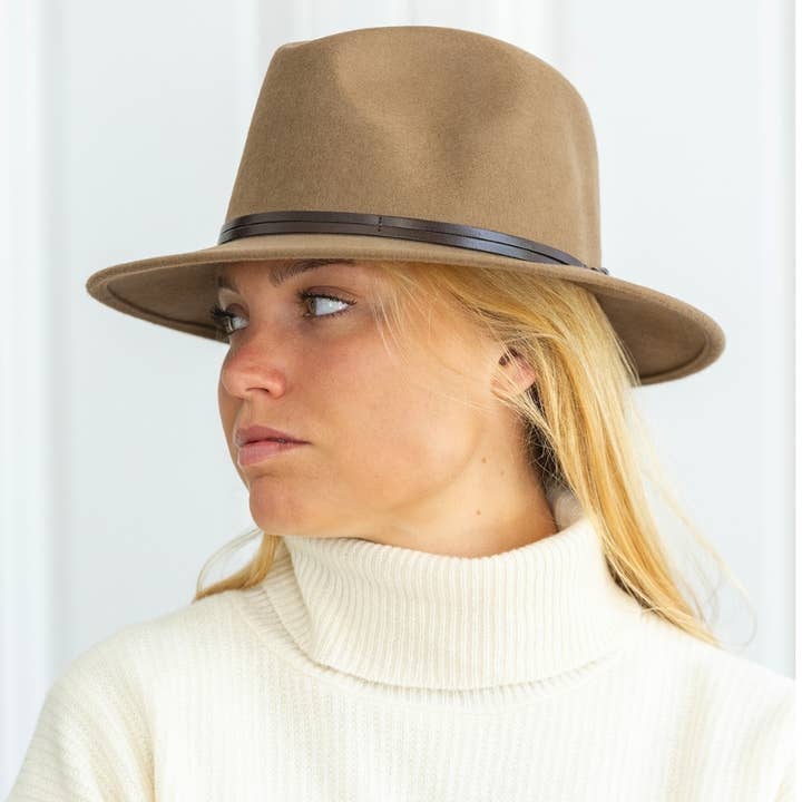 TRAVAUX EN COURS... - Wholesale Fedora - Women's - FELT HAT - leather band, sewn brim7