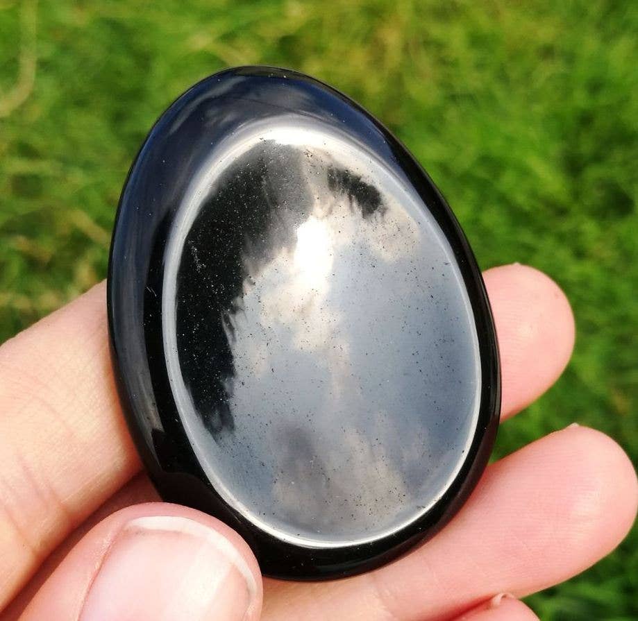 Elf Kendal Hippies – Pedra/cristal espiritual por atacado – Pedra de preocupação de cristal, pedra de polegar de cristal, gema calmante por Elf7