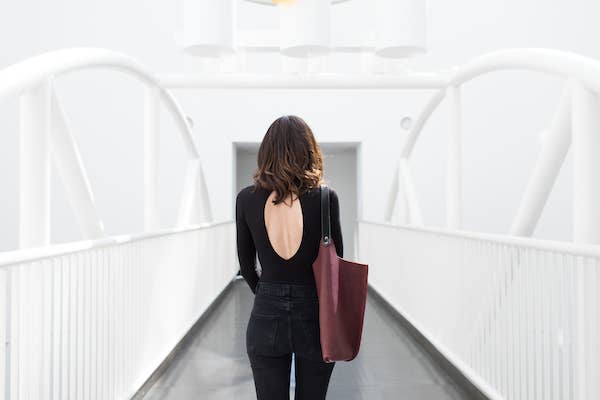 REMOVED BRAND - Wholesale Tote Bag - Women's - Leather Wedge Tote 16inch Lime Green2