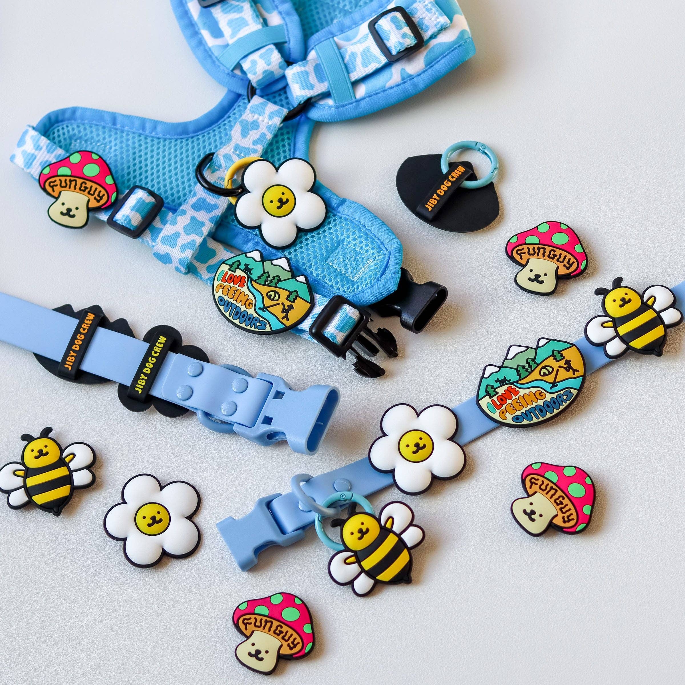 Daisy White Jiby Dog Charm for wholesale on Faire4