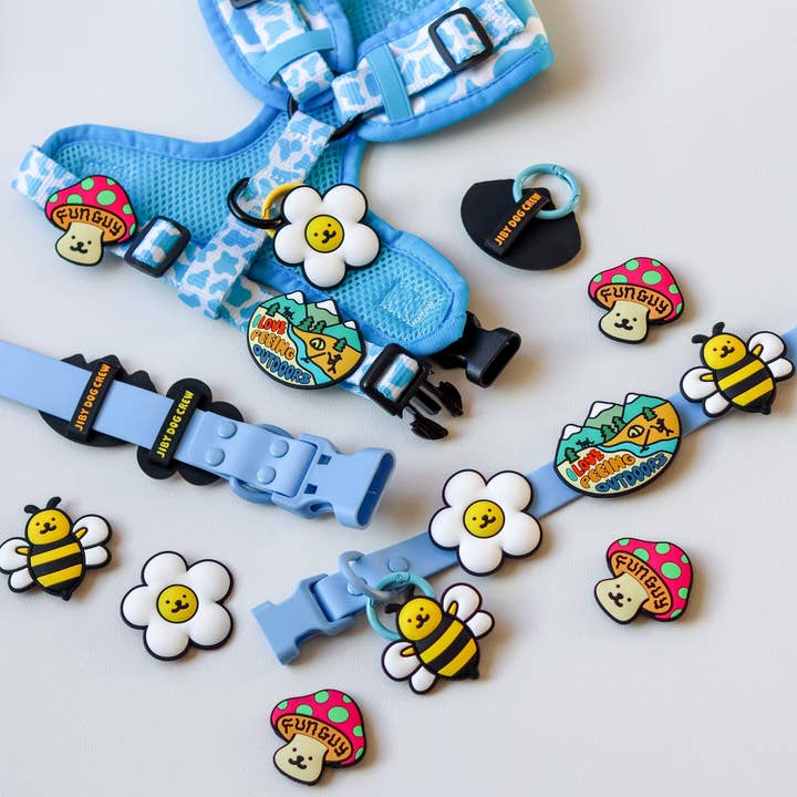 Daisy White Jiby Dog Charm for wholesale on Faire4