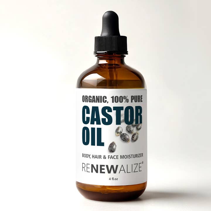 Organic Castor Oil for Hair and Eyelash Growth | 4 fl oz for wholesale by Renewalize