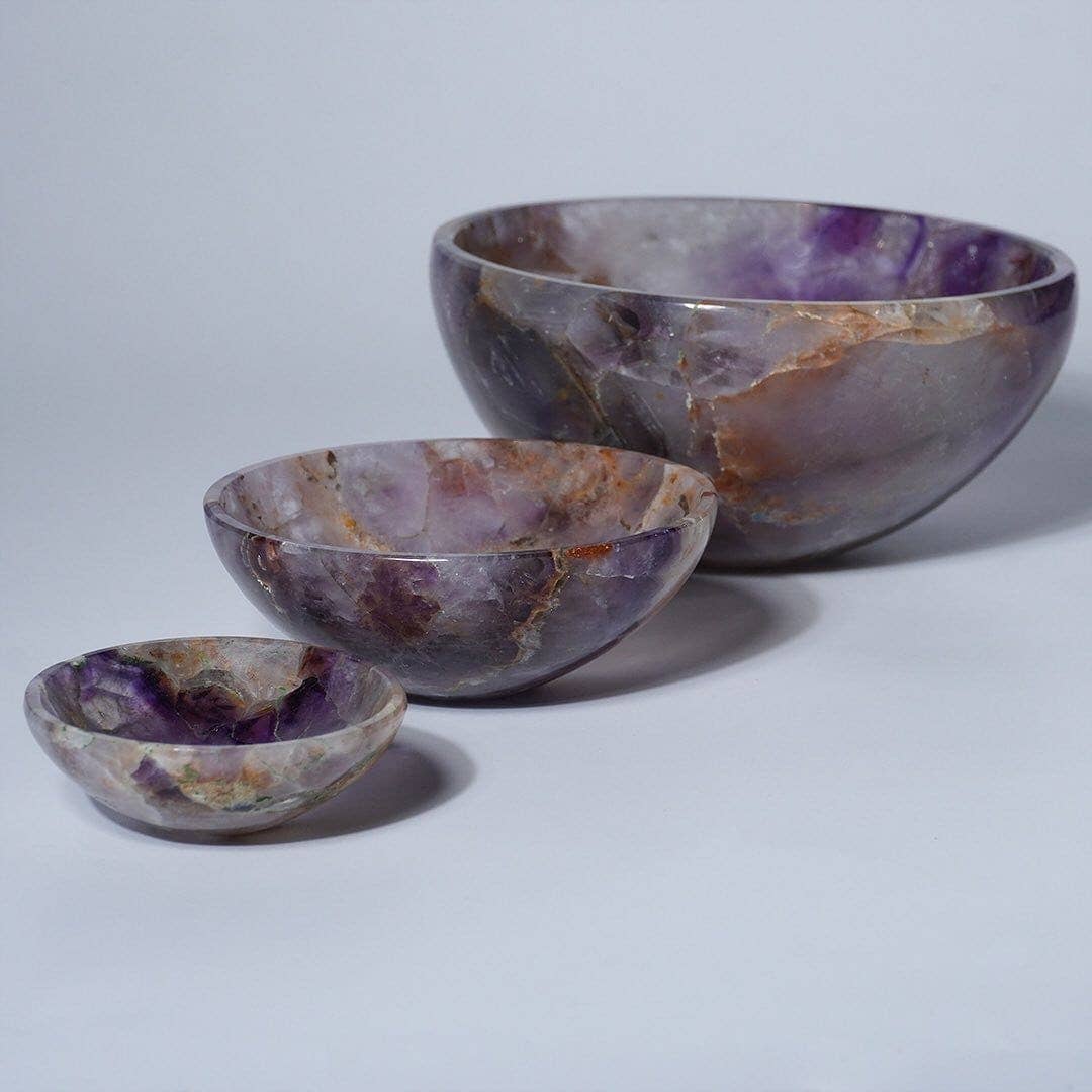 Serein Wellness - Wholesale Crystal Charging Plate - Amethyst Crystal Bowl Gemstone Charging Healing Bowl4