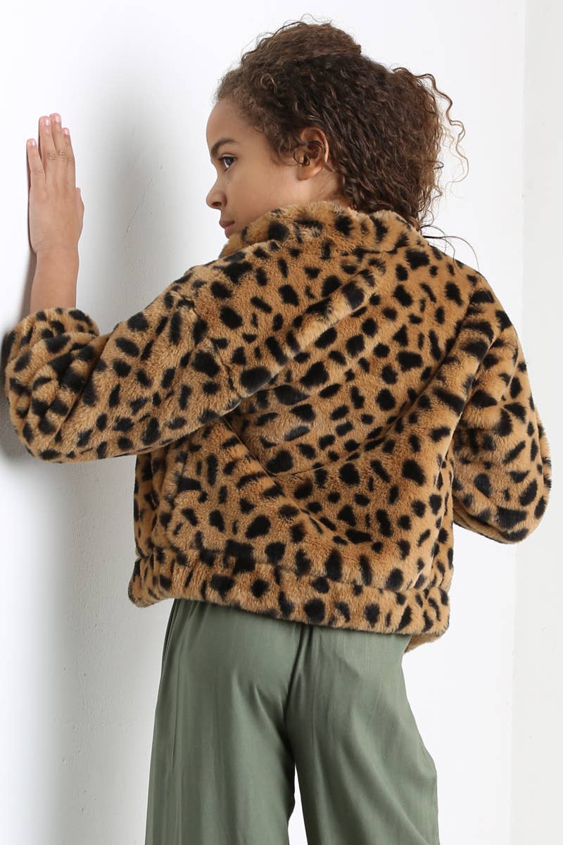 ANGIE - Wholesale Jacket - Kids - KJA67-LEO3