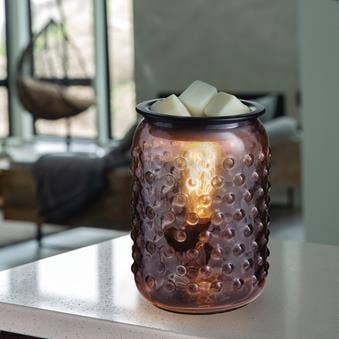 Candle Warmers Australia - Wholesale Wax warmer - Smoky Hobnail Illumination Warmer - RRP $49.95 - Wholesale - OUT OF STOCK - PREORDERS OPEN - ARRVING MID NOVEMBER