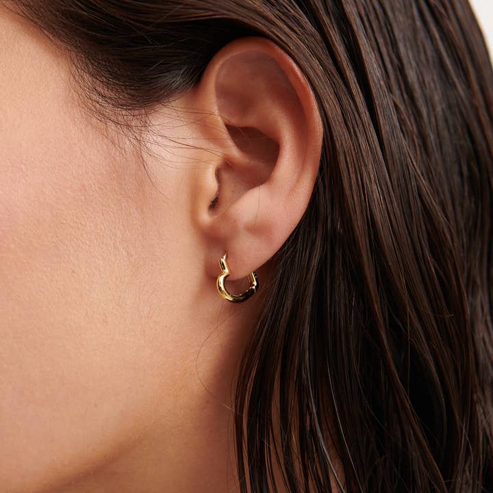 Angels Whisper Accessories - Wholesale Hoop earrings - Piccolo Heart Earring Small3