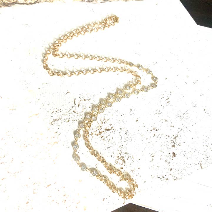 VB&CO Designs Handmade Jewelry - Wholesale Link & Chain Necklace - Long layering rolo chain necklaces