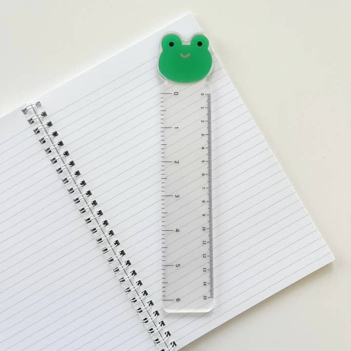 Acrylic Ruler: Frog for wholesale by The Paper + Craft Pantry