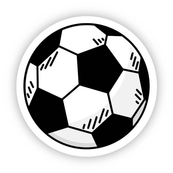 Sticker voor voetbal voor wholesale door Jones Sticker Co