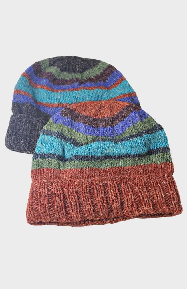 Ganesh Himal Trading - Wholesale Beanie - Women's - Hemp & Wool Knit Beanie, fleece lined2