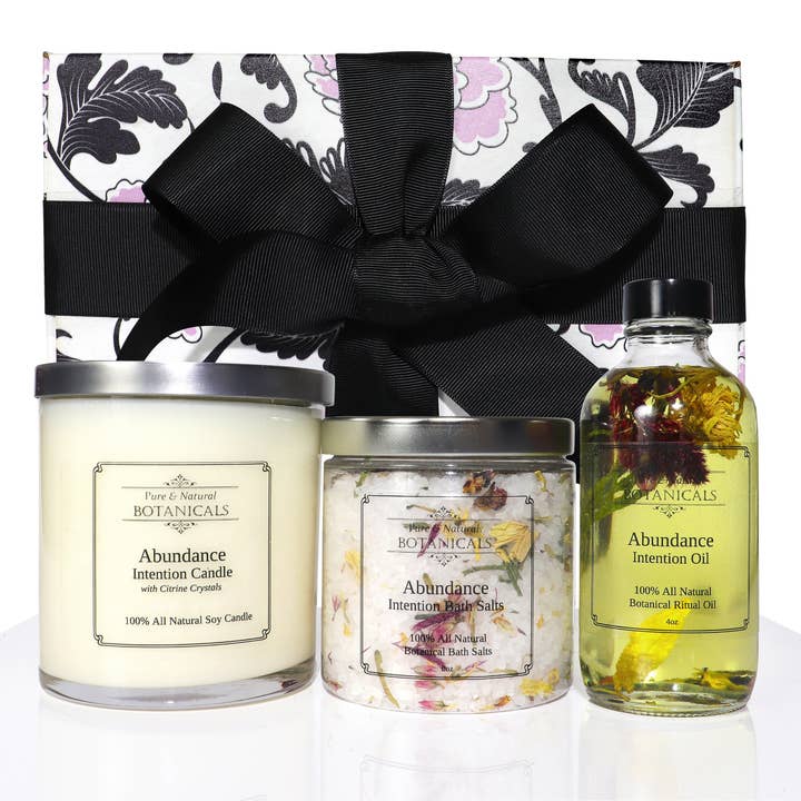 Abundance Intention Ritual Set 100% All Natural for wholesale by Art of the Root