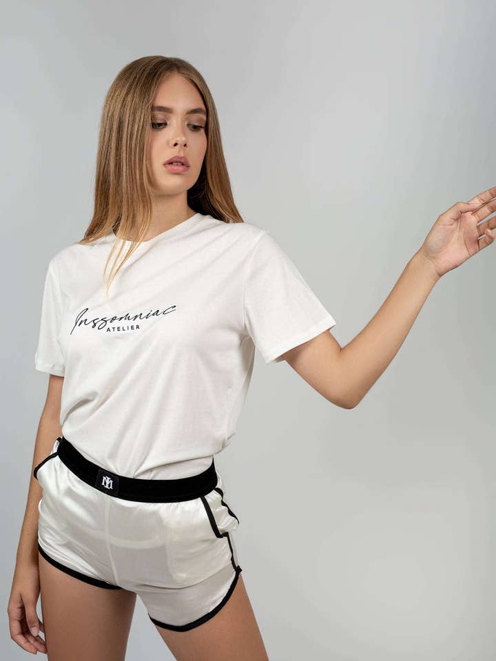 True Inssomniac camiseta blanca para venta al por mayor de INSSOMNIAC