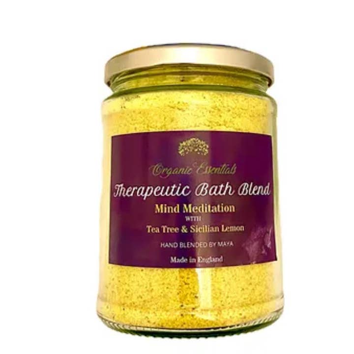 Luxury Bath Blend - Mind Meditation - Tea Tree & Lemon for wholesale by Organic Essentials