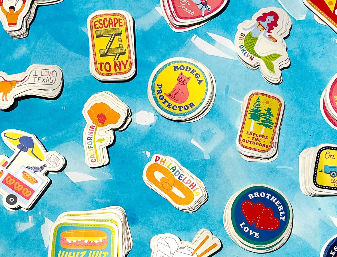 Maptote - Venta al por mayor Pegatina - Pegatina Brooklyn with Love Bridge3