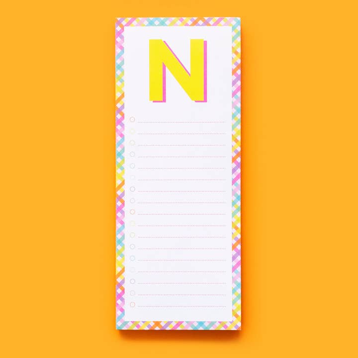 Taylor Elliott Designs - Vente Blocs-notes - Blocs de lettres A-Z - Chaque - Min. 4 (LP-A-Z)14